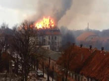 В Черняховске полицейские оказали содействие в ликвидации крупного пожара жилого дома
