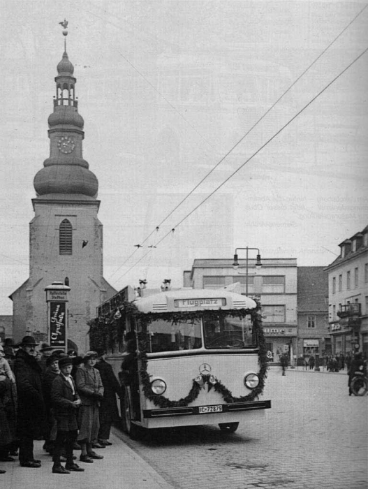 Der erste Trolleybus, Insterburg