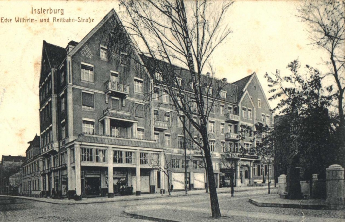 Ecke Wilhelm- und Reitbahn-Strasse, Insterburg