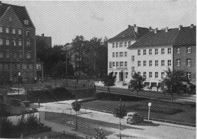 Buttermarkt mit Wilhelmstrasse, Insterburg