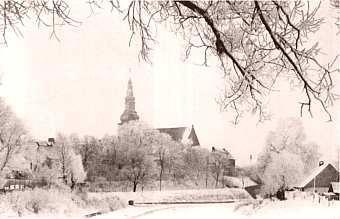 Blick auf die Lutherkirche, Insterburg