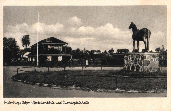 Pferdestandbild und Turnierplatzhalle, Insterburg