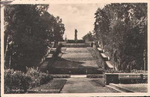 Partie im Stadtpark, Insterburg