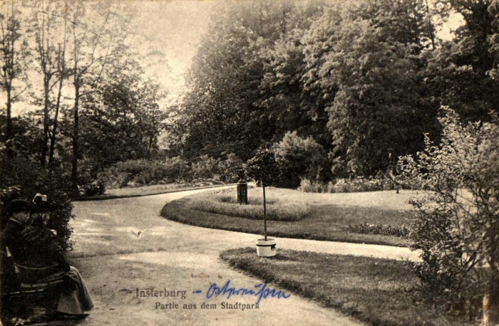 Partie aus dem Stadtpark, Insterburg