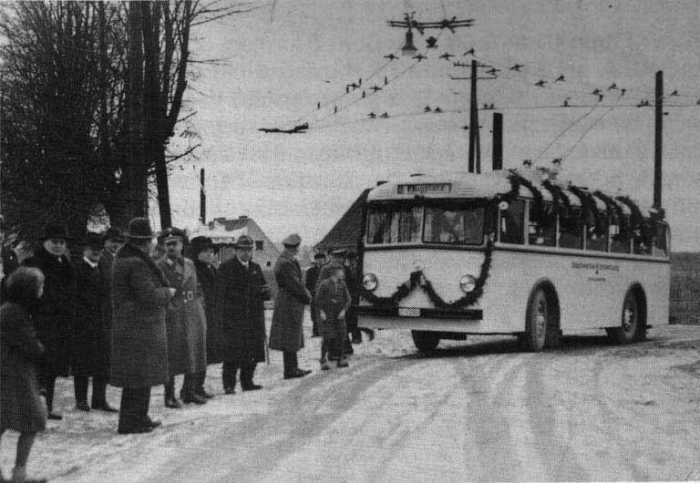 Der erste Trolleybus, Insterburg