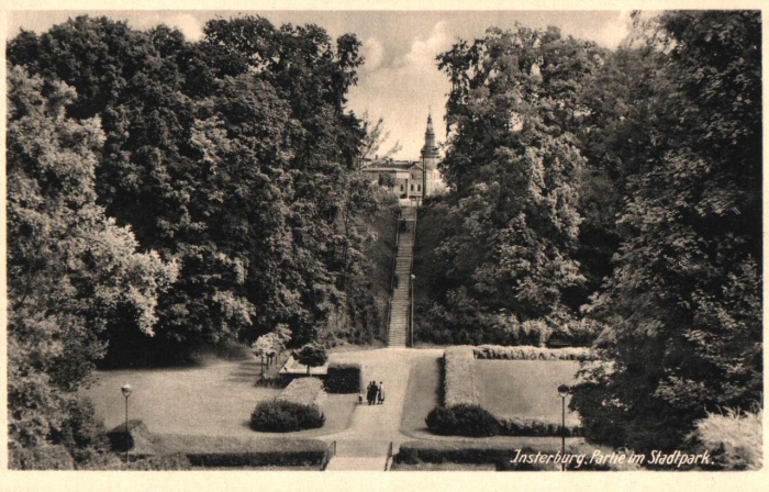 Partie im Stadtpark, Insterburg