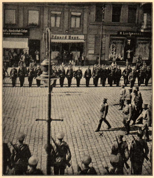 Russische Parade in Insterburg am 5. Sept. 1914