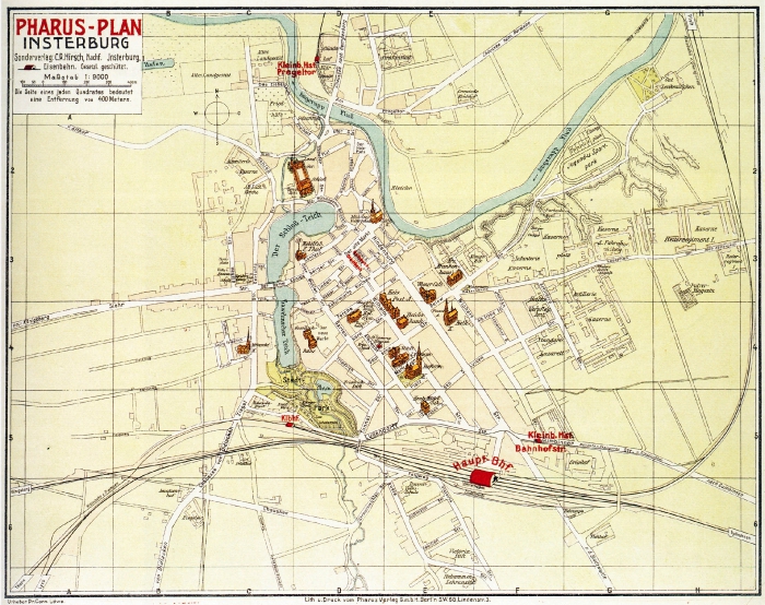 План города Инстербург
