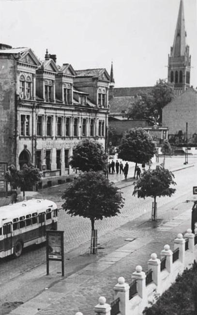 Ул. Первомайская. 1950-е годы, Черняховск