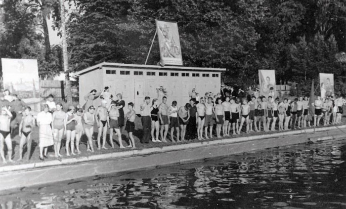 Летний плавательный бассейн в г. Черняховске. Конец 1940-х – начало 1950-х годов