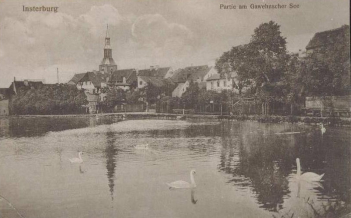 Partie am Gawehnscher See, Insterburg