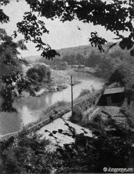 Blick auf die Angerapp und ihr Urstromtal, Insterburg