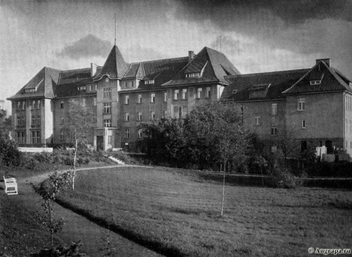 Die Provinzial-Landesfrauenklinik und ihre Park an der Augustastrasse, Insterburg