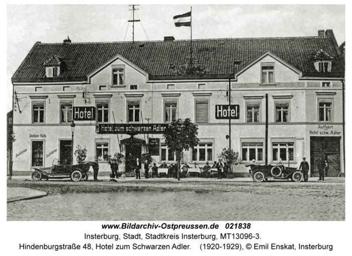 Hotel zum Schwarzen Adler, Insterburg