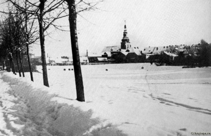 Blick auf die Lutherkirche, Insterburg