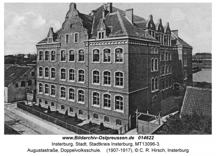 Augustastrasse, Doppelvolksschule, Insterburg