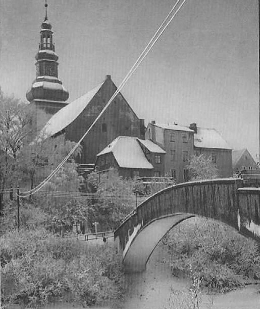 Blick auf die Lutherkirche, Insterburg