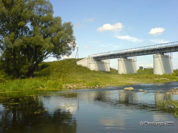 Железнодорожный мост через реку Инструч, Черняховск