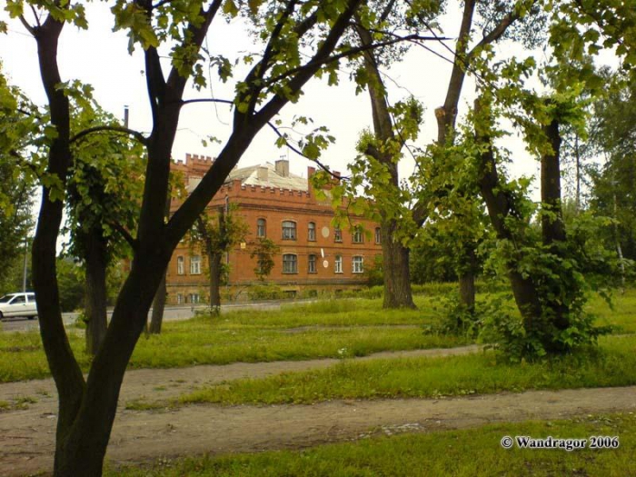 Вид на здание 1336 года постройки (мельница). Улица Партизанская, Черняховск