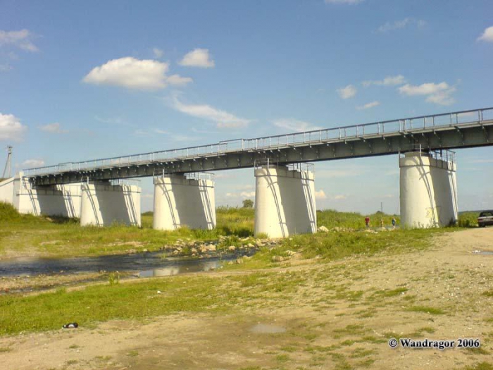 Железнодорожный мост через реку Инструч, Черняховск