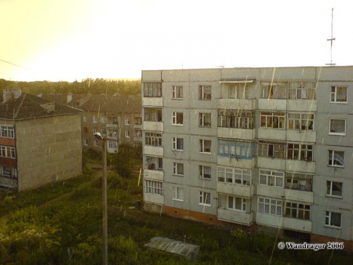 Вид из окна (ул. Черняховского), Черняховск