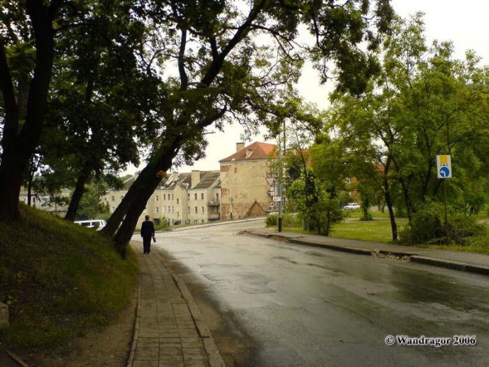 Улица Замковая (рядом с замком Инстербург), Черняховск