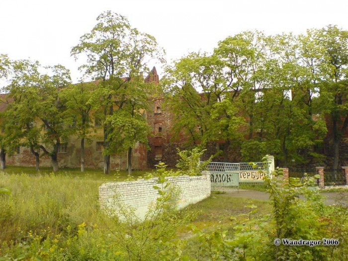 Вид на замок Инстербург (улица Замковая), Черняховск