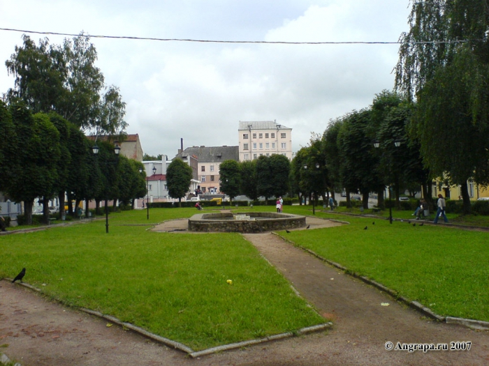 Сквер (переулок 2й-Госпитальный), Черняховск