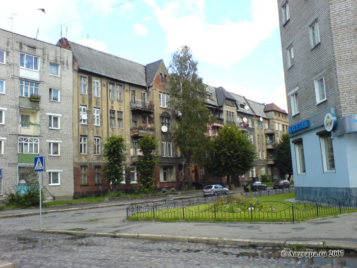 Перекресток улиц Советская и Гвардейская, Черняховск