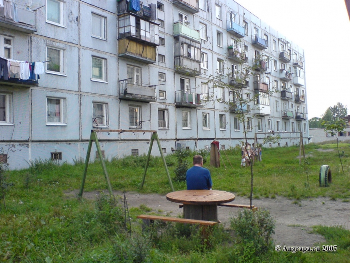 Улица Ленинградская, двор дома 16/6, Черняховск