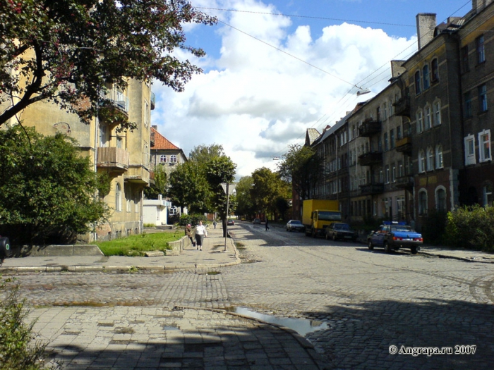 Перекресток улиц Тельмана и Советской, Черняховск