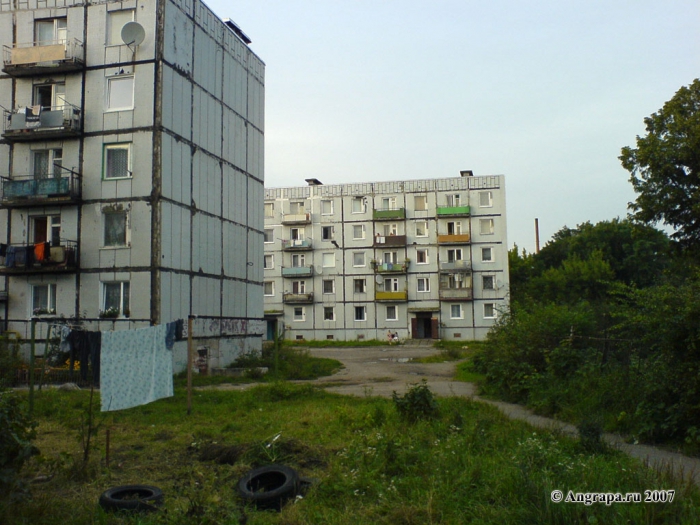 Улица Ленинградская, двор дома 16/6, Черняховск