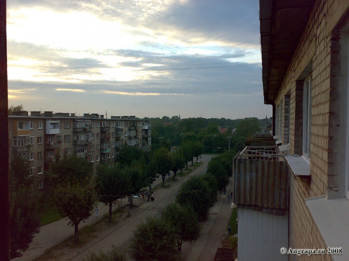 Вид на улицу Ленина, Черняховск