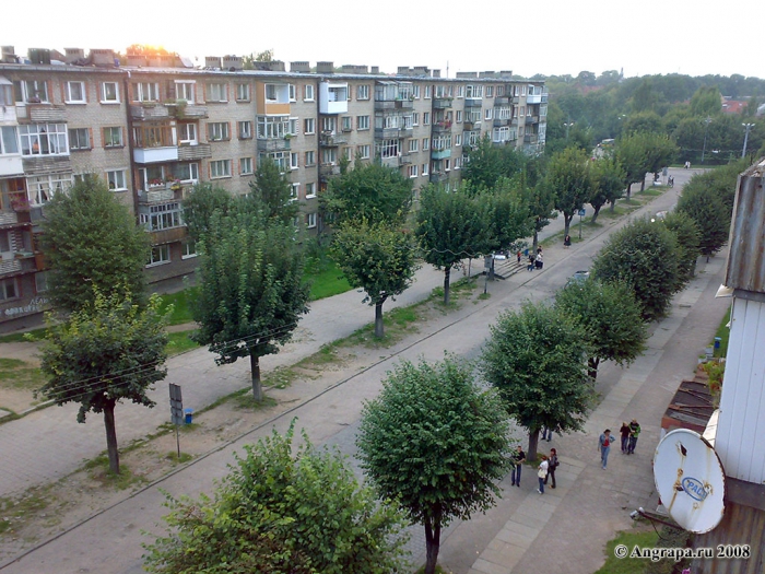 Вид на улицу Ленина, Черняховск