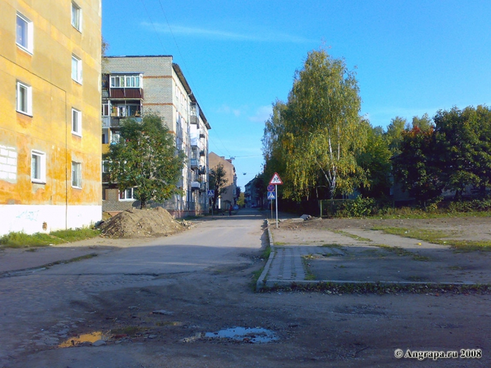 Вид на улицу Театральную, Черняховск