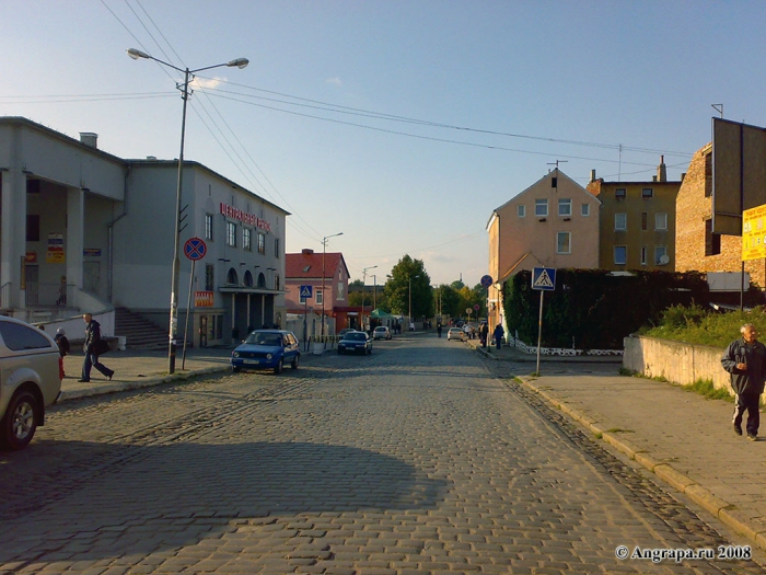 Вид на улицу Садовую, Черняховск