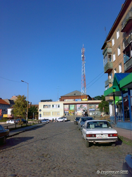 Вид со стороны Дома Офицеров (Театральная площадь), Черняховск