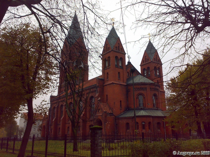 Свято-Михайловского храм (вид с улицы Пионерской), Черняховск