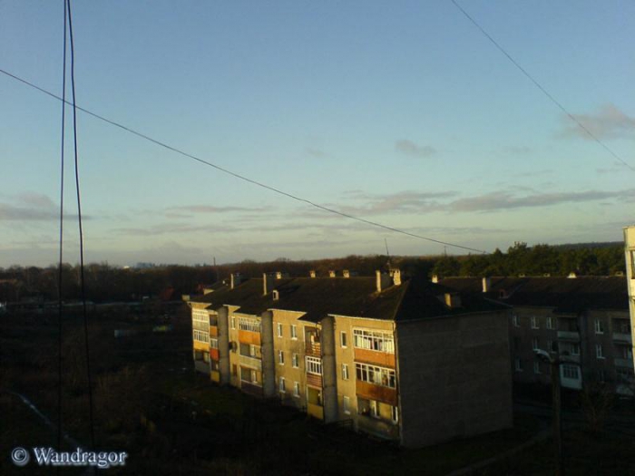 Вид из окна (ул. Черняховского), Черняховск