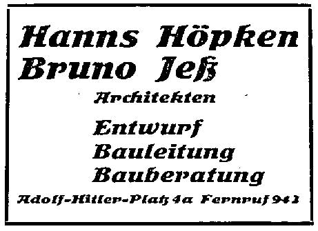 Реклама, размещавшаяся в инстербургских изданиях.