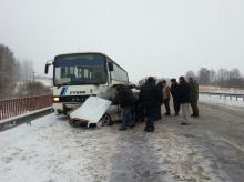 Разыскиваются очевидцы ДТП с участием автобуса под Черняховском