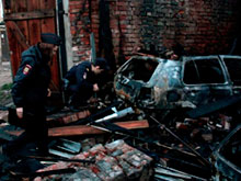 В Черняховске полиция проводит проверку по факту взрыва в гараже на улице Госпитальной
