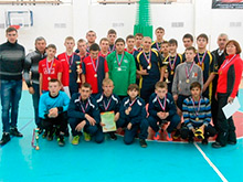 Команда юношей детского дома по итогам встреч одержала победу в соревнованиях по мини-футболу