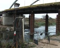 Строительство моста через Преголю в Черняховском районе вступило в завершающую стадию