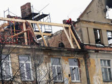 Цуканов призвал не затягивать ремонт дома, пострадавшего от пожара в Черняховске