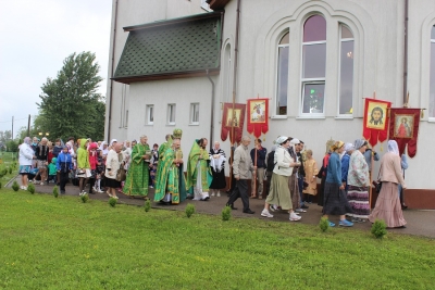 Крестный ход из Черняховска в поселок Свобода